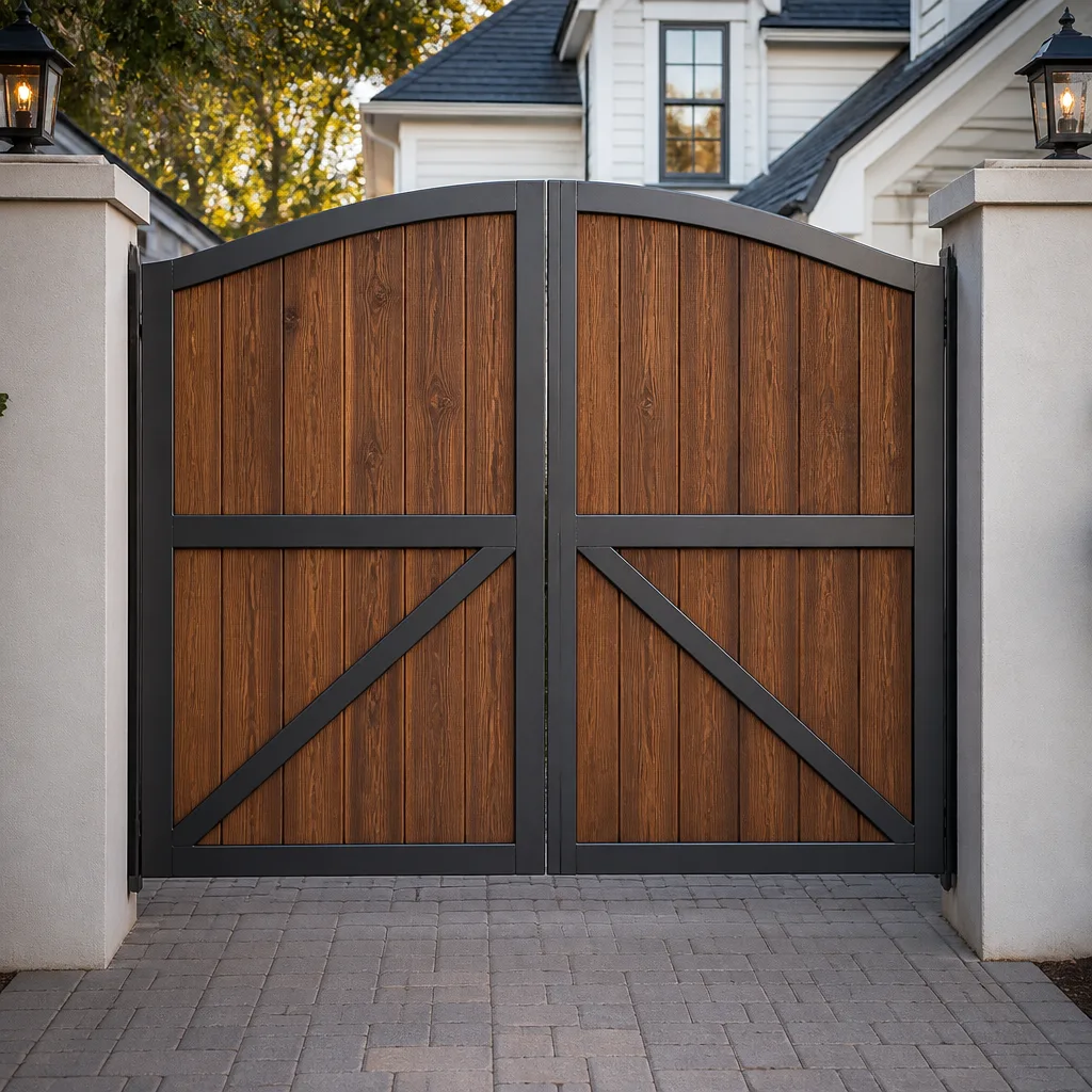 Wood & steel frame