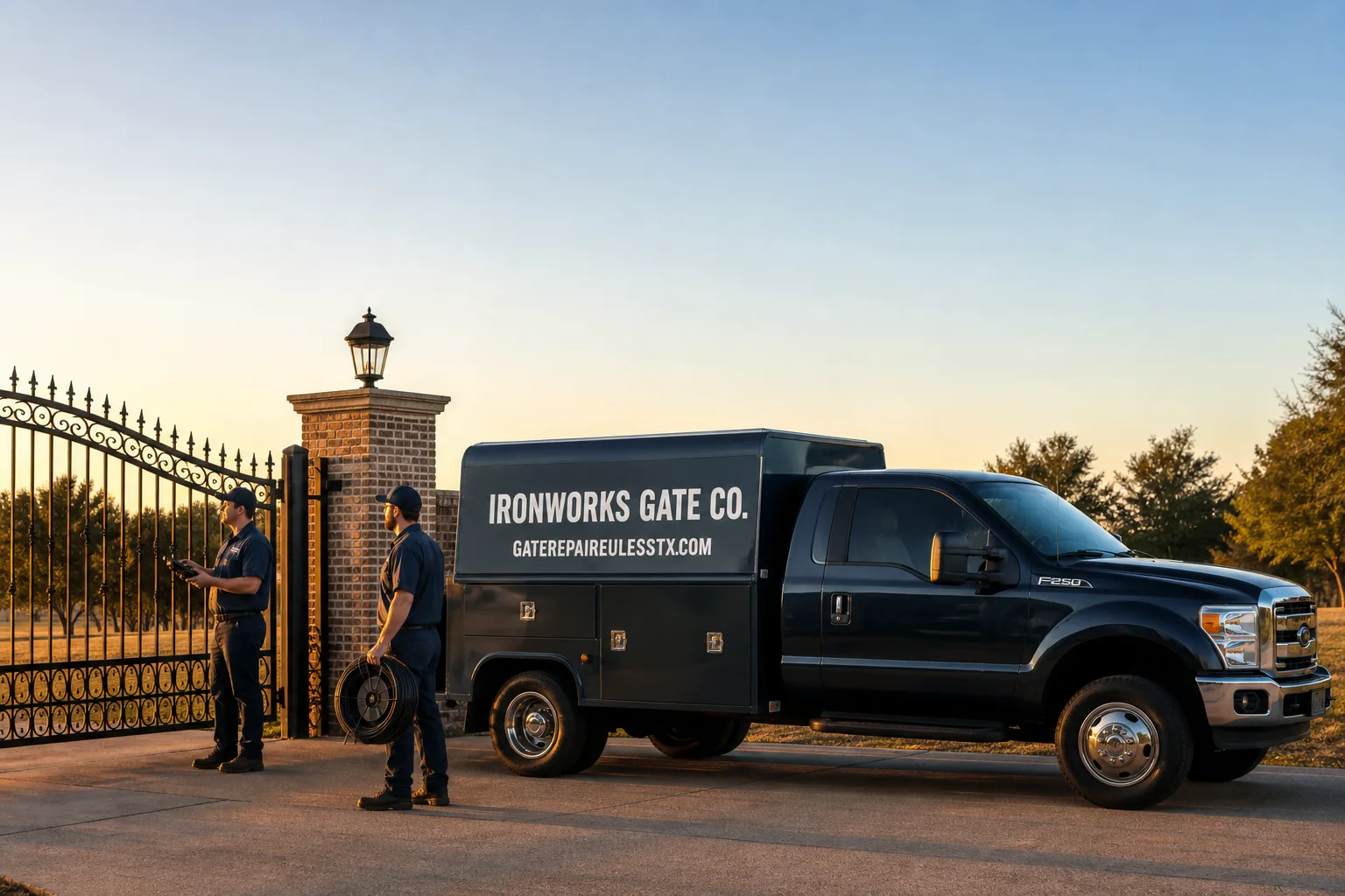 Gate Installation in Euless, TX | Ironworks Gate Co.